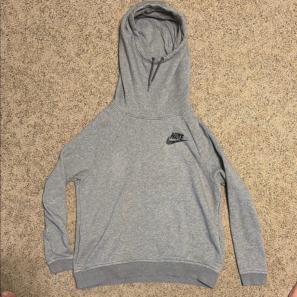 Nike Heather Gray Pullover Hoodie